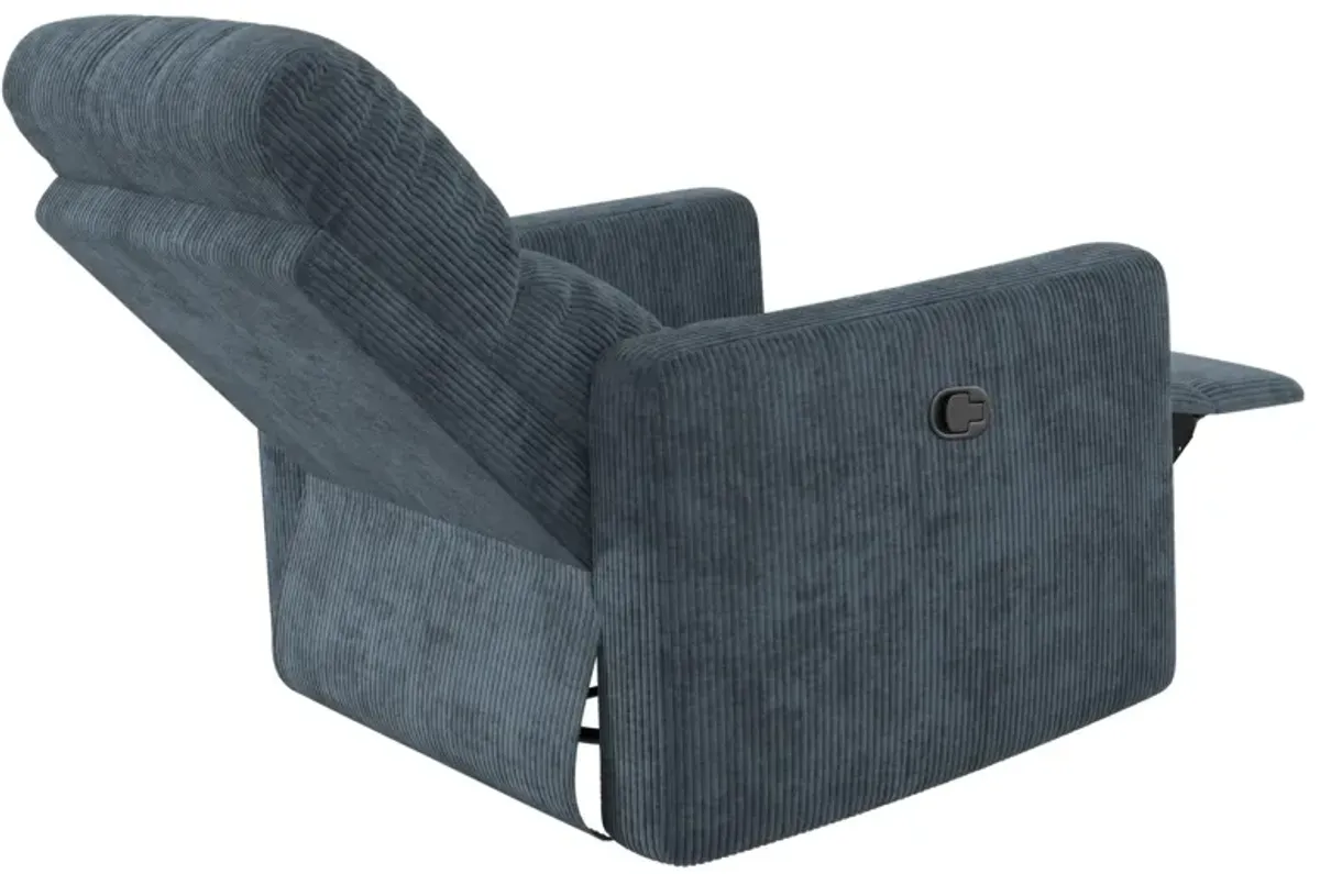 Lukas Upholstered Swivel Recliner Chair