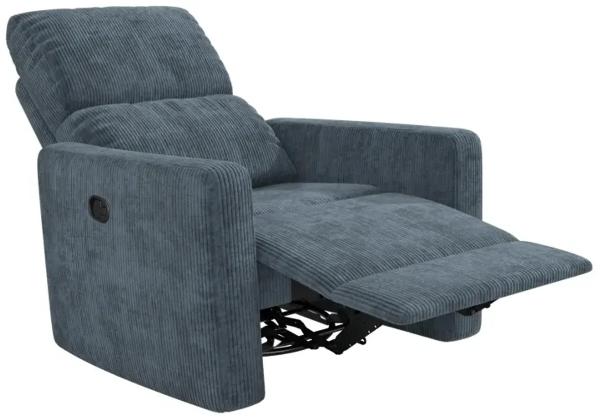 Lukas Upholstered Swivel Recliner Chair