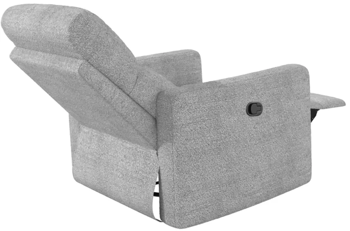 Lukas Upholstered Swivel Recliner Chair