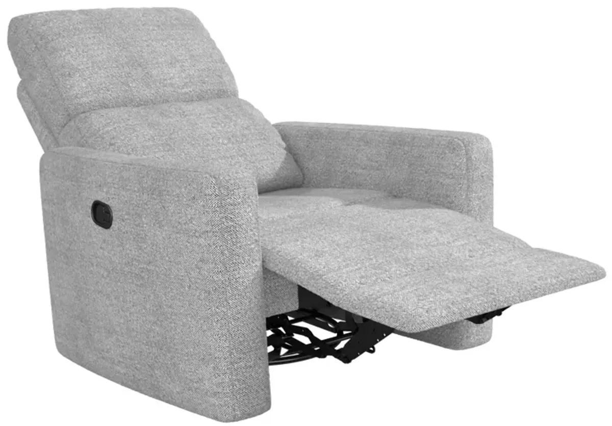 Lukas Upholstered Swivel Recliner Chair