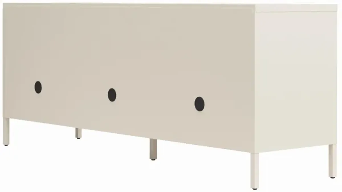 Cache Metal Locker-Style TV Stand for TVs up to 65"