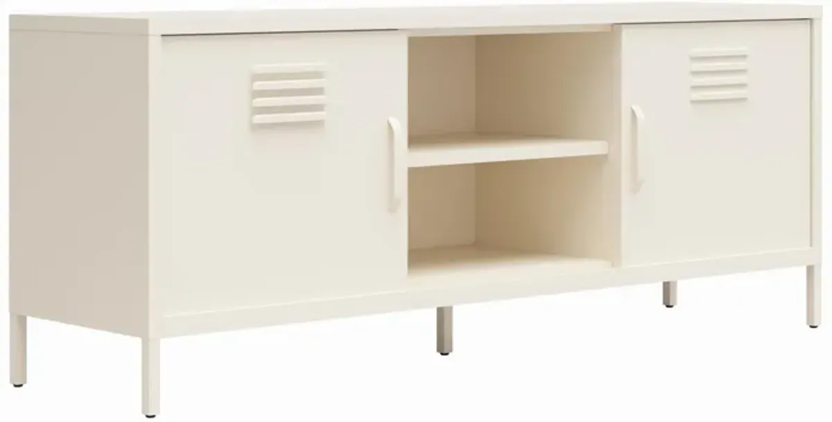 Cache Metal Locker-Style TV Stand for TVs up to 65"