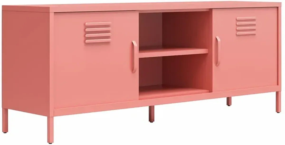 Cache Metal Locker-Style TV Stand for TVs up to 65"