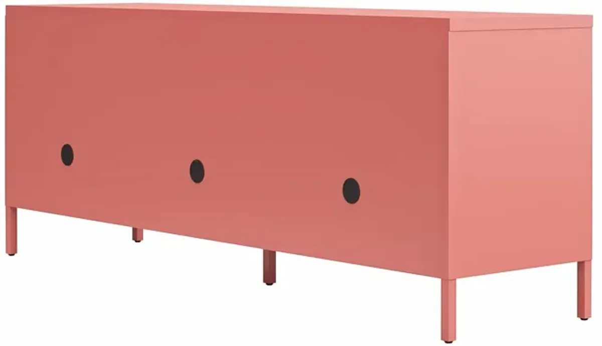 Cache Metal Locker-Style TV Stand for TVs up to 65"