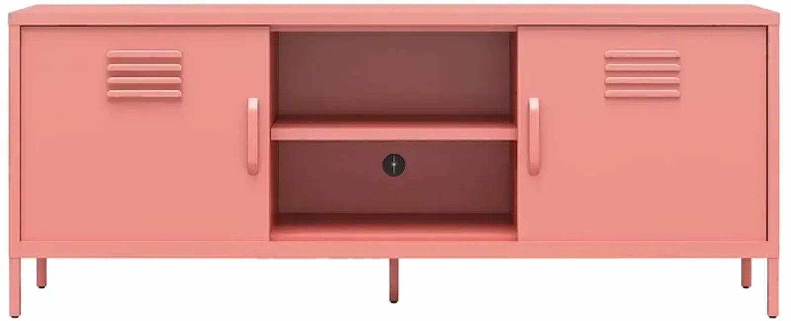 Cache Metal Locker-Style TV Stand for TVs up to 65"