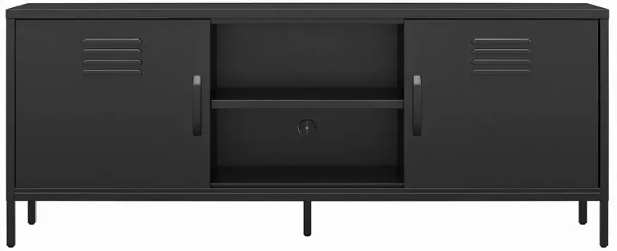 Shadwick Metal Locker TV Stand for TVs up to 65"