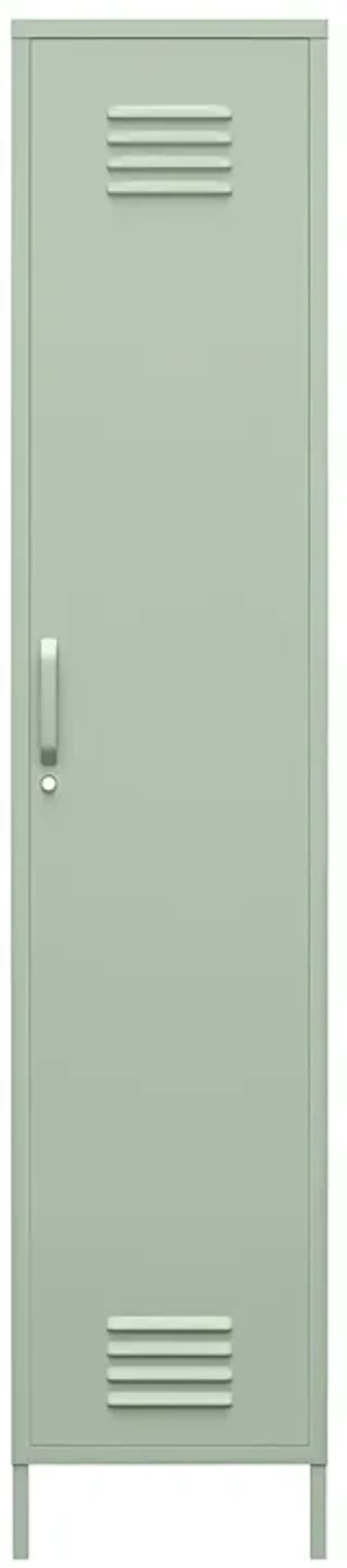 Shadwick 1 Door Tall Single Metal Locker Style Storage Cabinet