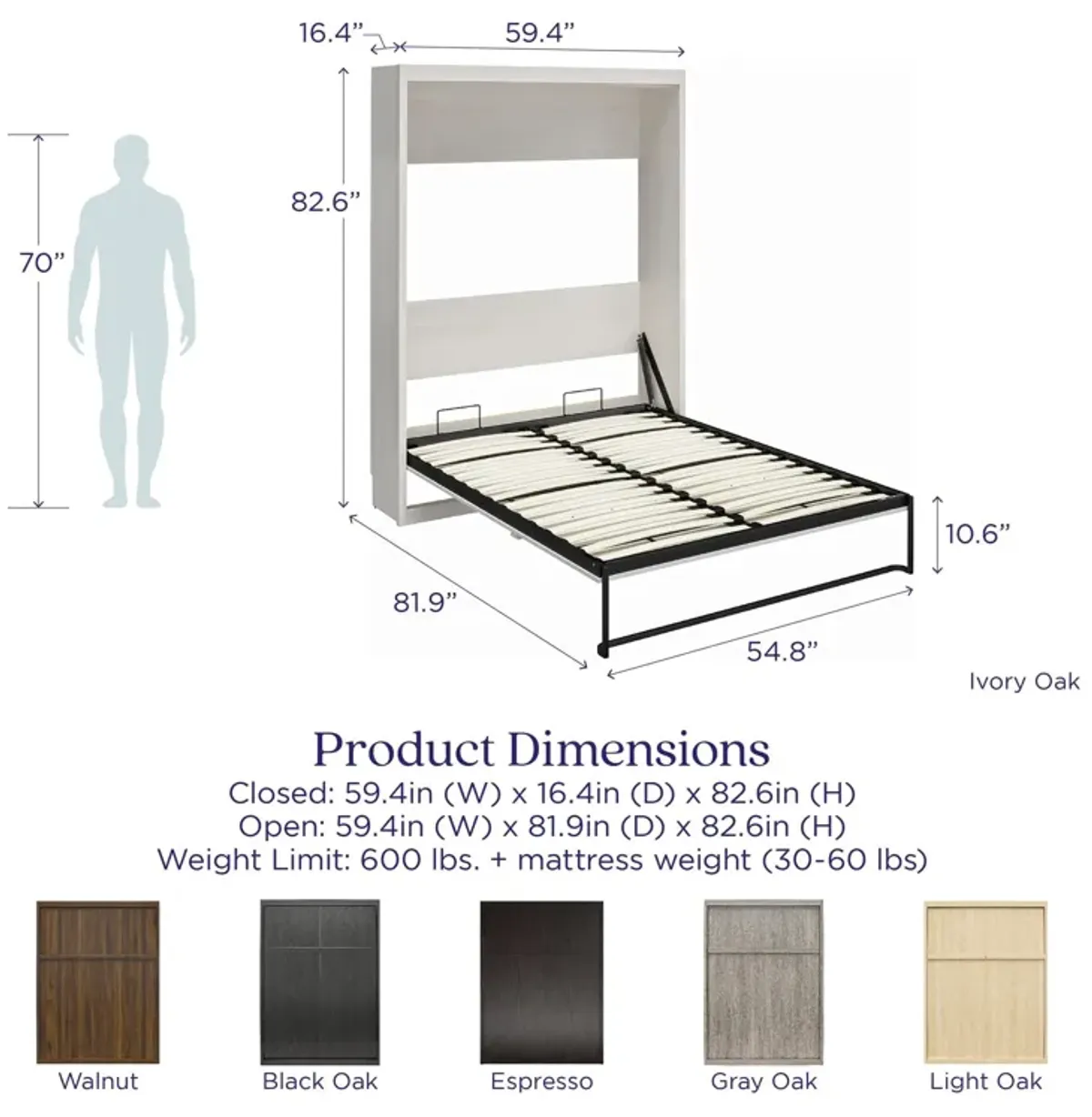 Paramount Wood Murphy Bed