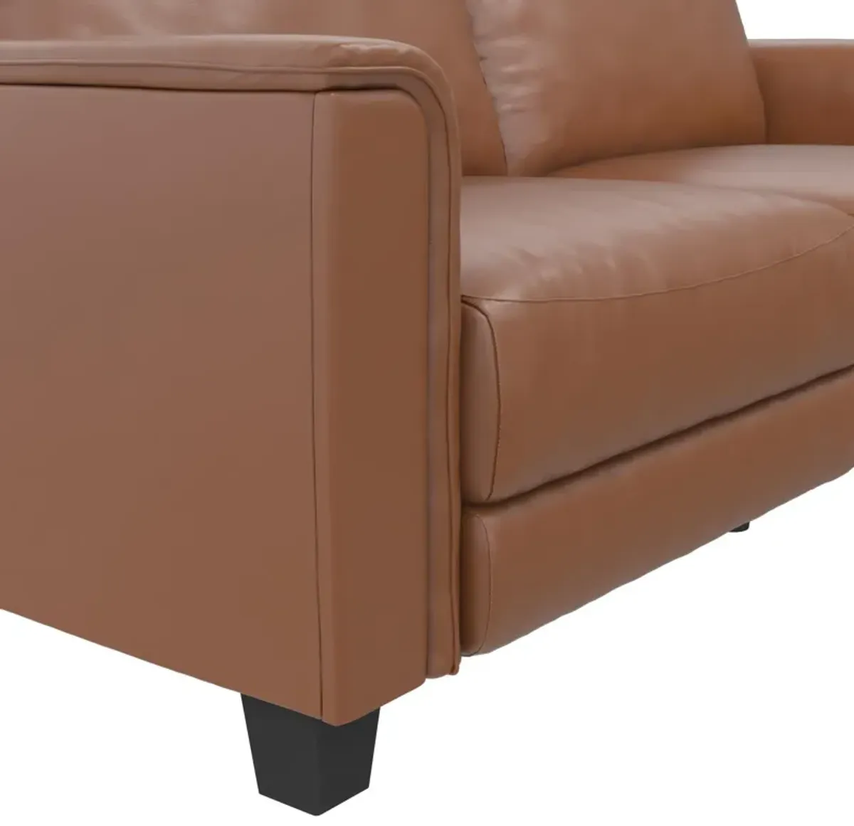 Colton 3 Seater Upholstered Leather Fabric Sofa