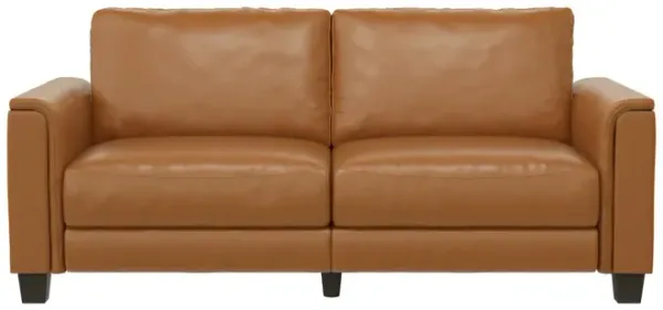 Colton 3 Seater Upholstered Leather Fabric Sofa