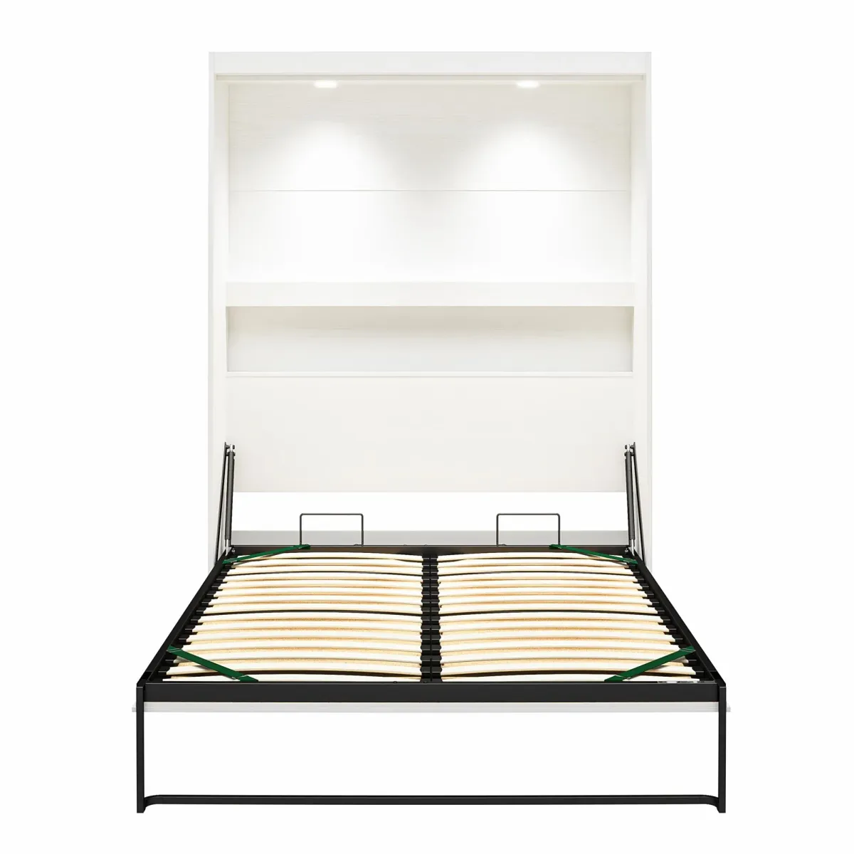 Impressions Murphy Bed with Touch Sensor LED Lighting & Gallery Shelf