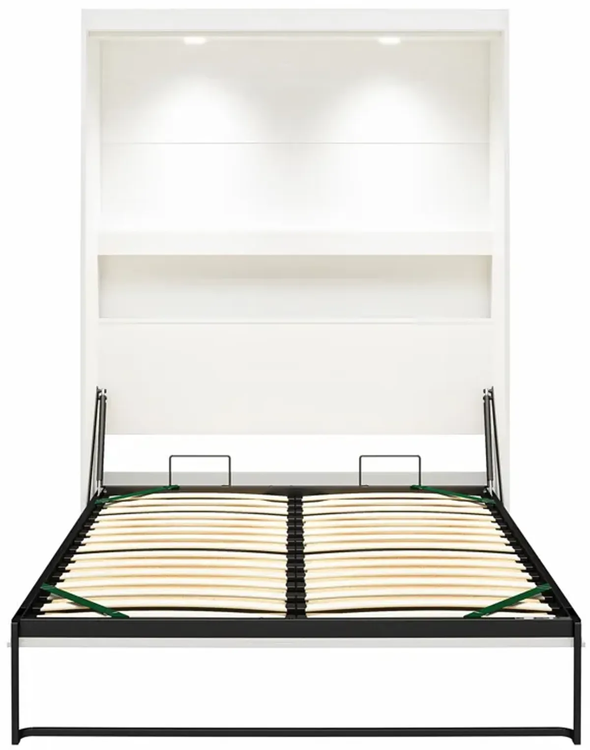Impressions Murphy Bed with Touch Sensor LED Lighting & Gallery Shelf