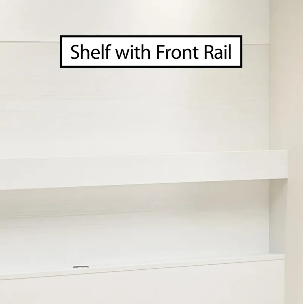 Impressions Murphy Bed with Touch Sensor LED Lighting & Gallery Shelf