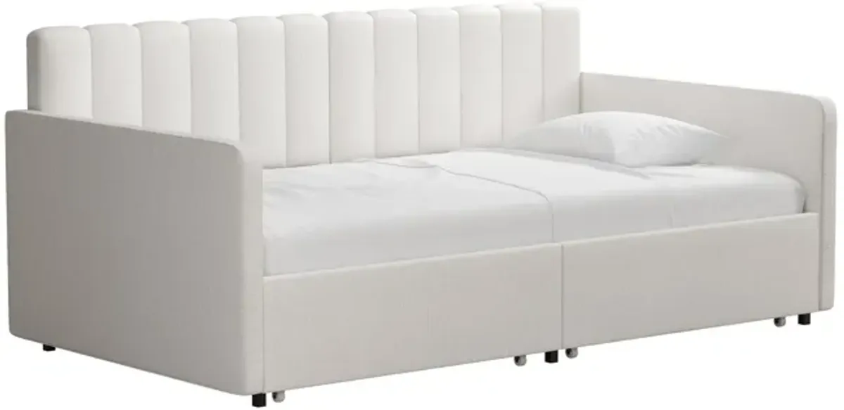 Stratford Upholstered Daybed with Storage Drawers