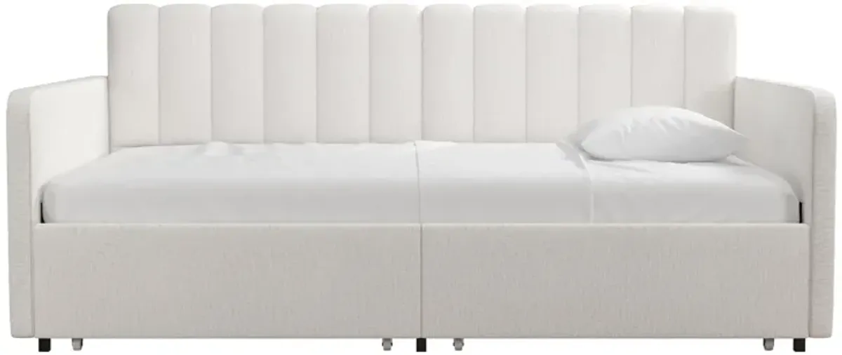 Stratford Upholstered Daybed with Storage Drawers