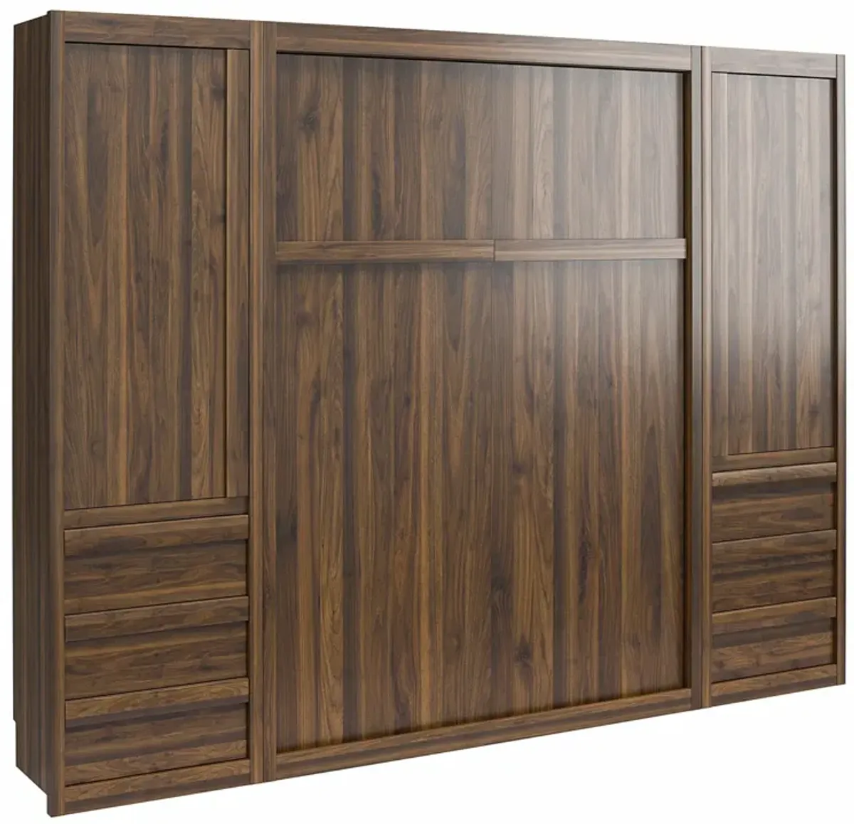 Paramount Murphy Bed Bundle with 2 Armoire Side Cabinets