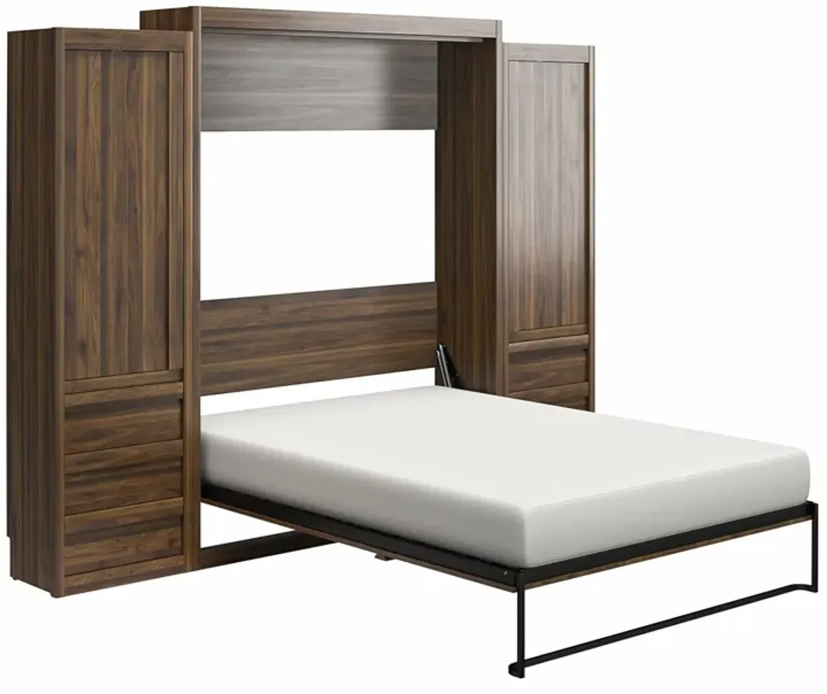 Paramount Murphy Bed Bundle with 2 Armoire Side Cabinets