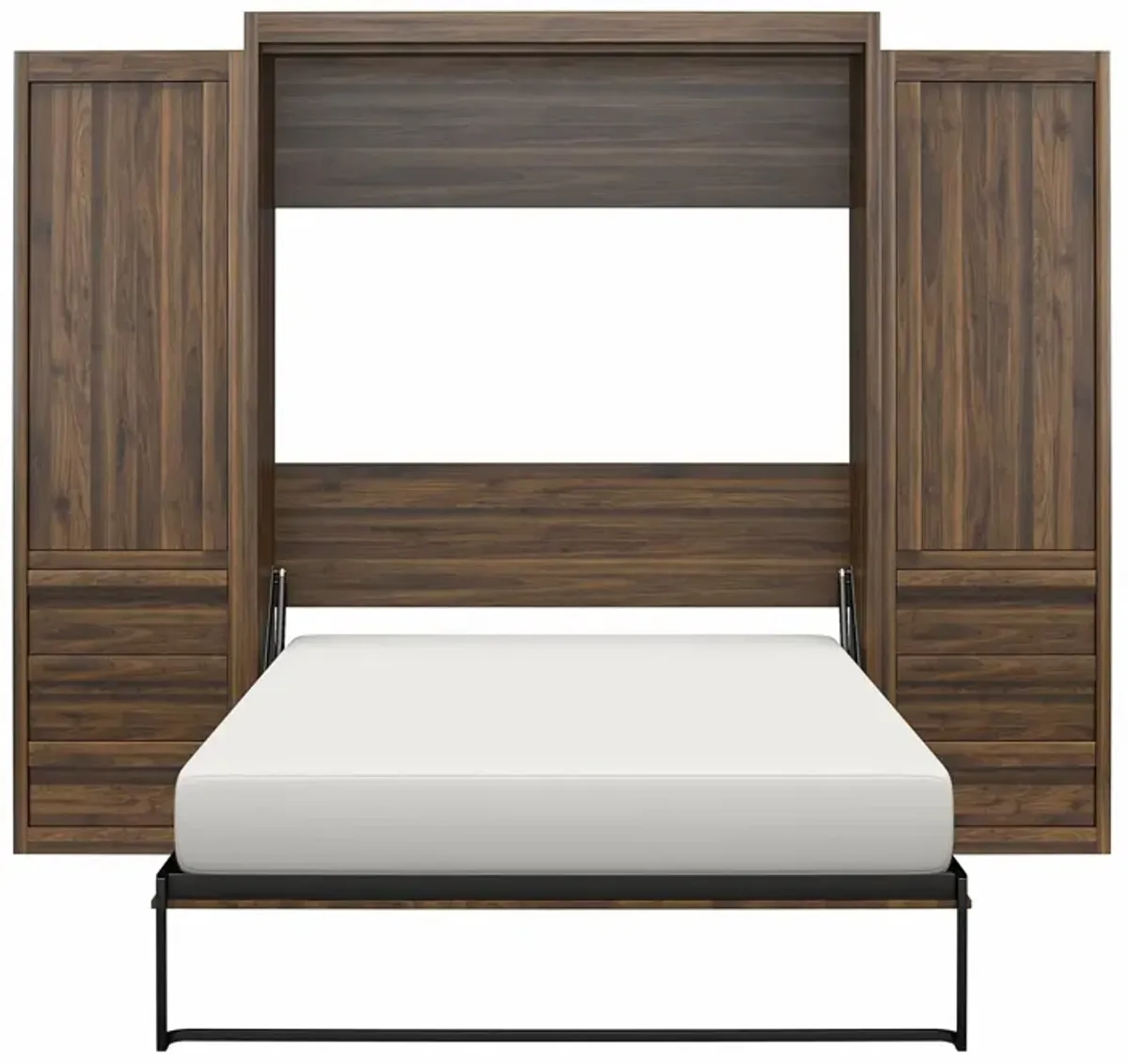 Paramount Murphy Bed Bundle with 2 Armoire Side Cabinets