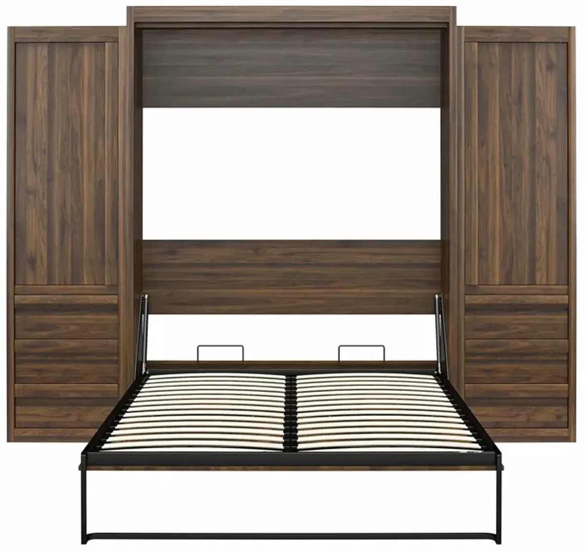 Paramount Murphy Bed Bundle with 2 Armoire Side Cabinets