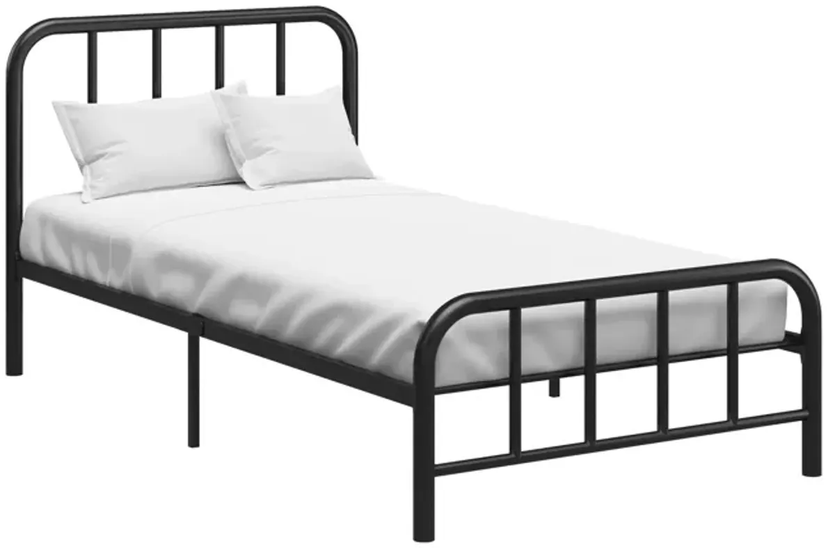 Marva Twin Metal Bed Frame with Headboard