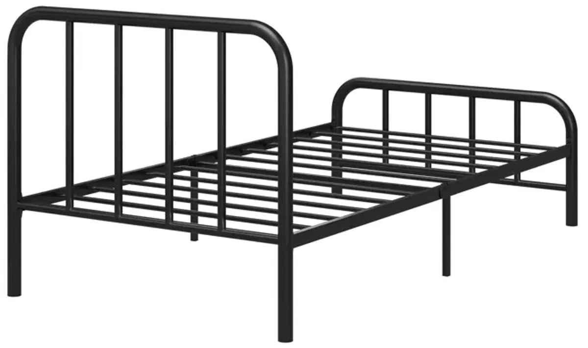 Marva Twin Metal Bed Frame with Headboard