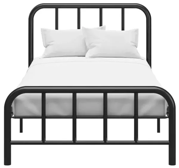 Marva Twin Metal Bed Frame with Headboard