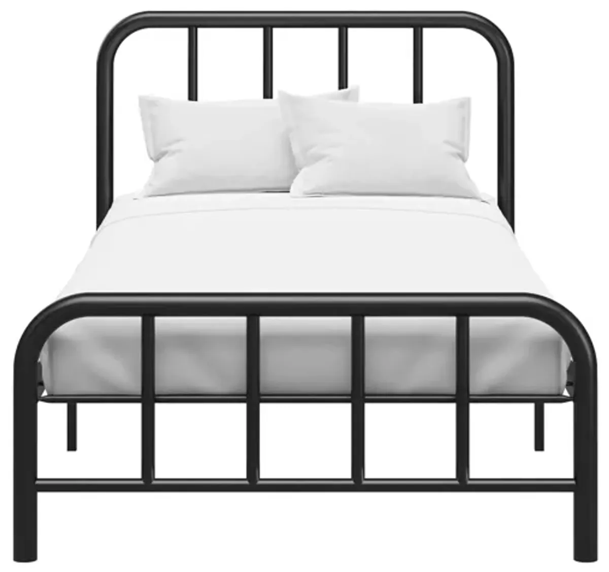 Marva Twin Metal Bed Frame with Headboard