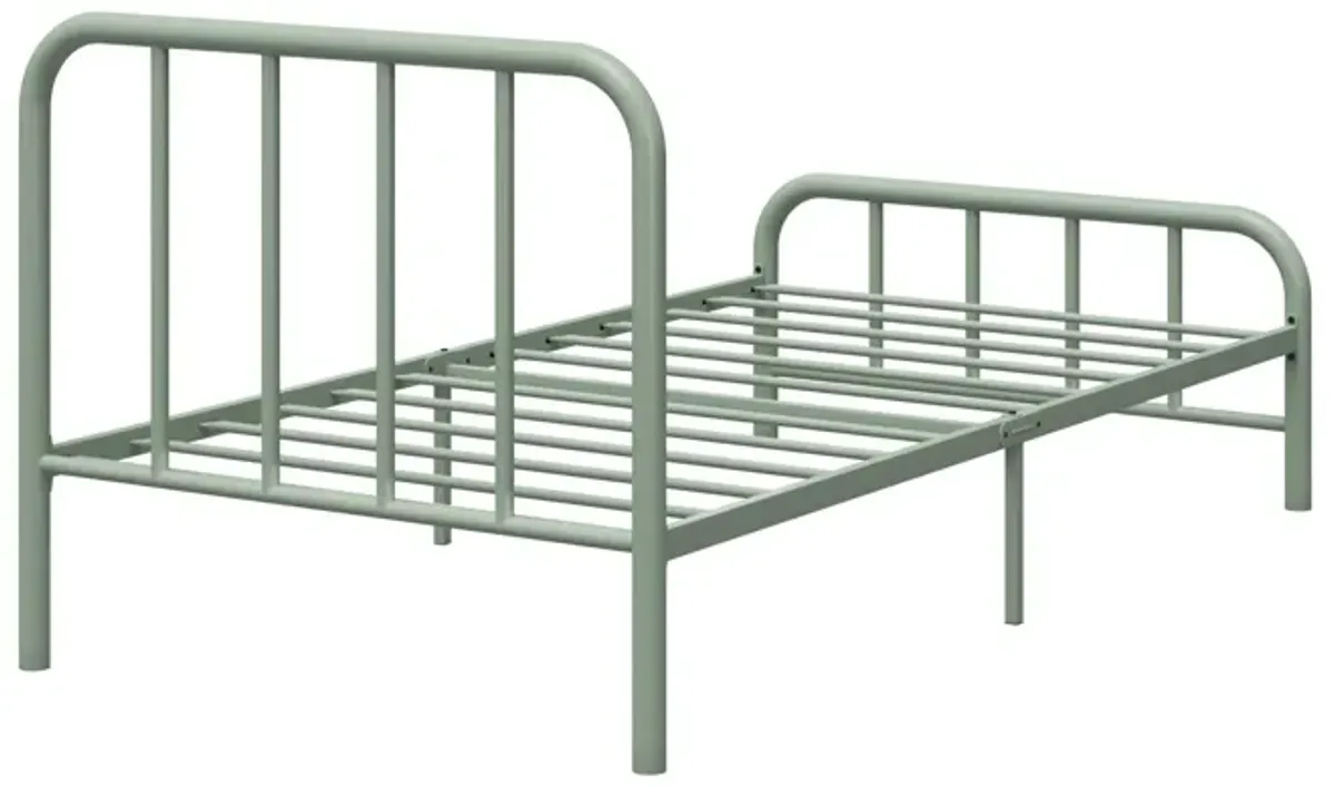 Marva Twin Metal Bed Frame with Headboard