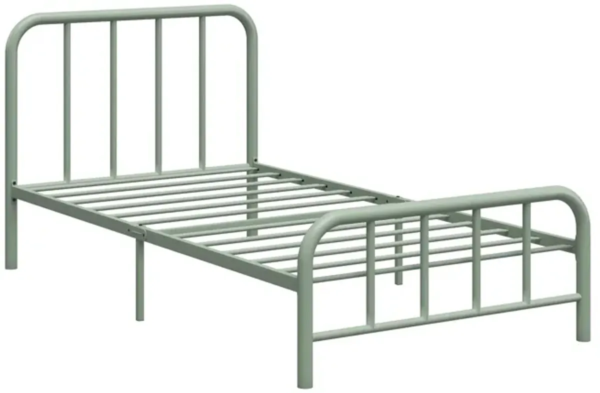 Marva Twin Metal Bed Frame with Headboard