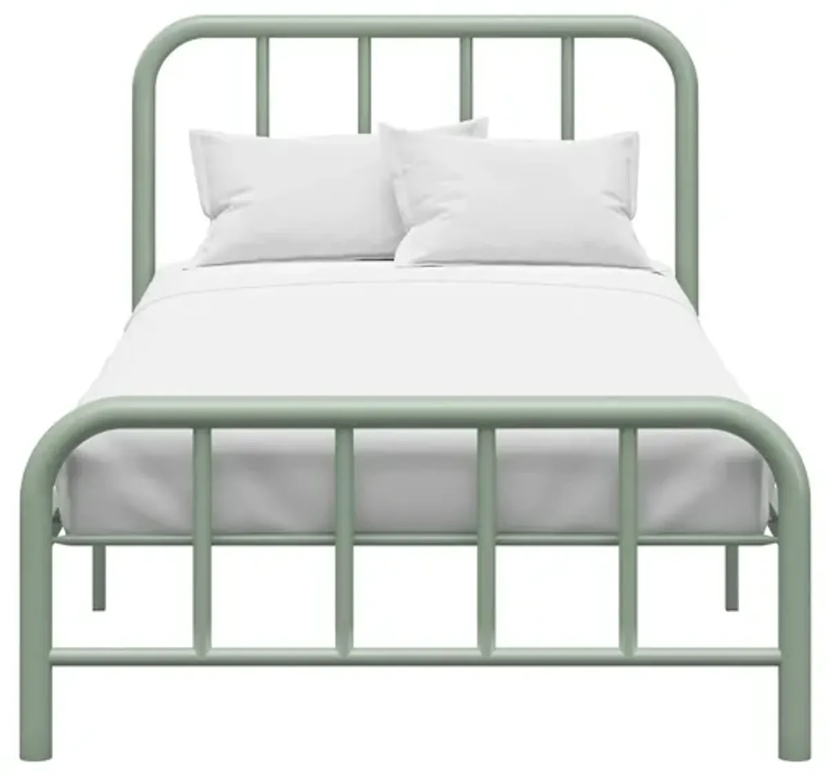 Marva Twin Metal Bed Frame with Headboard