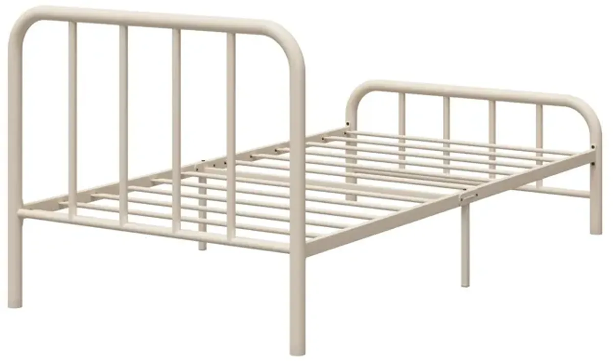 Marva Twin Metal Bed Frame with Headboard