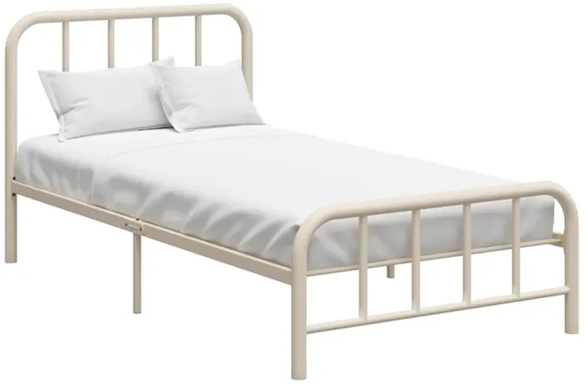 Marva Twin Metal Bed Frame with Headboard