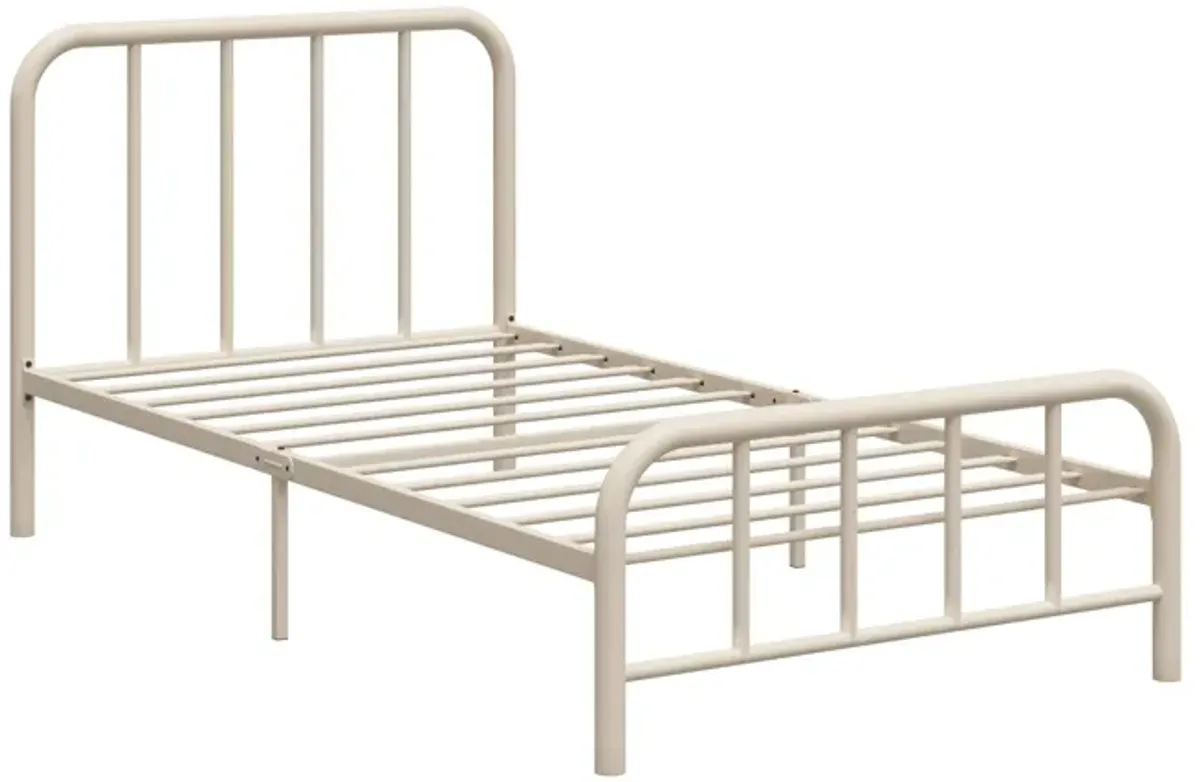 Marva Twin Metal Bed Frame with Headboard