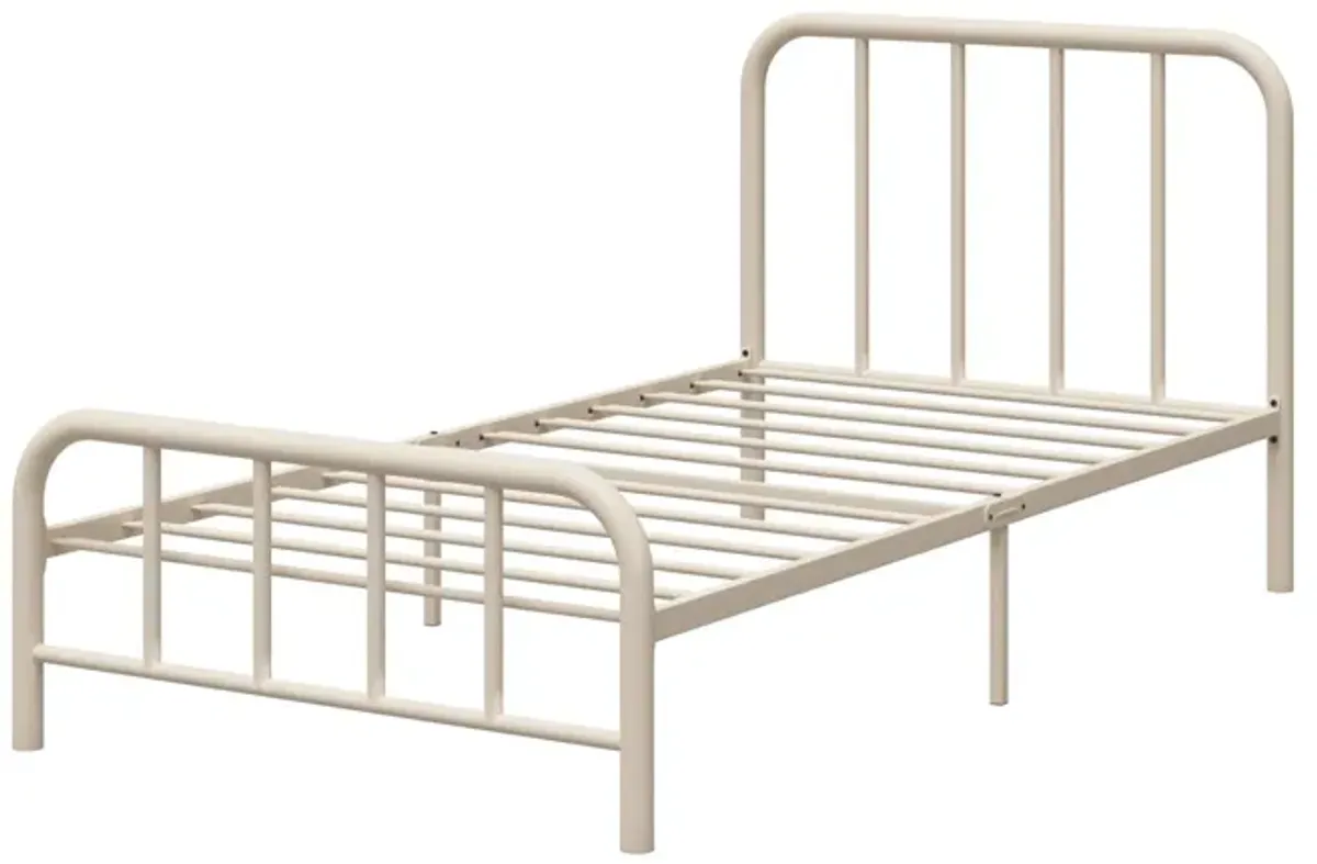 Marva Twin Metal Bed Frame with Headboard