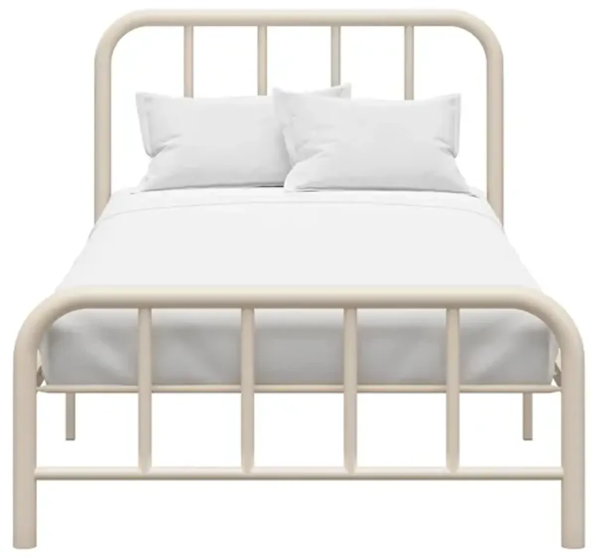 Marva Twin Metal Bed Frame with Headboard