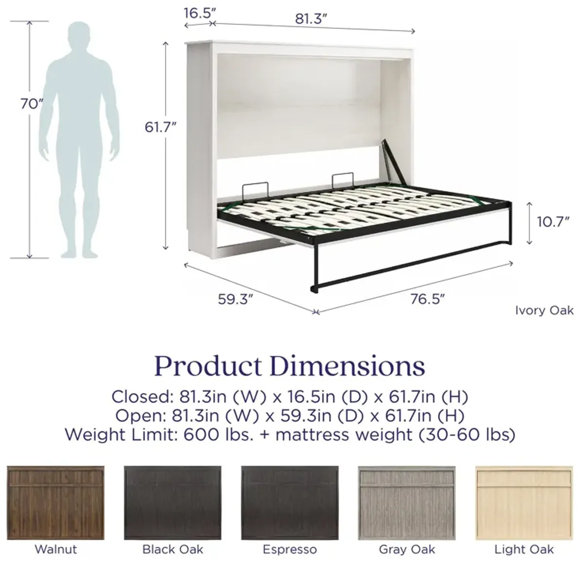 Paramount Full Size Daybed Murphy Bed