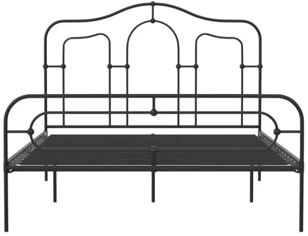 Primrose Vintage Style Metal Bed with Headboard and Footboard
