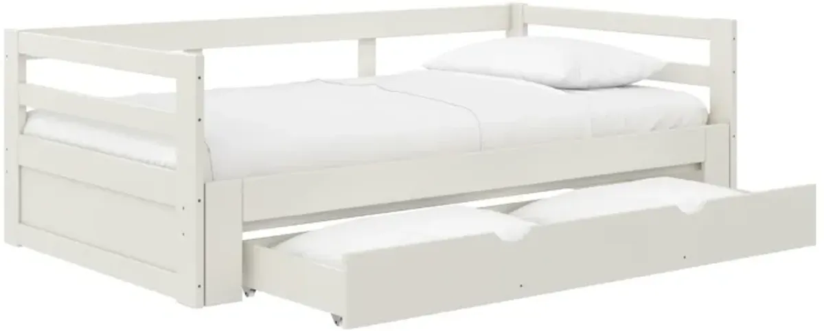 Rhodes Twin to King Wood Daybed with Storage Drawer