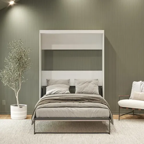 Pinnacle 2-Tone Murphy Bed with Decorative Door Front