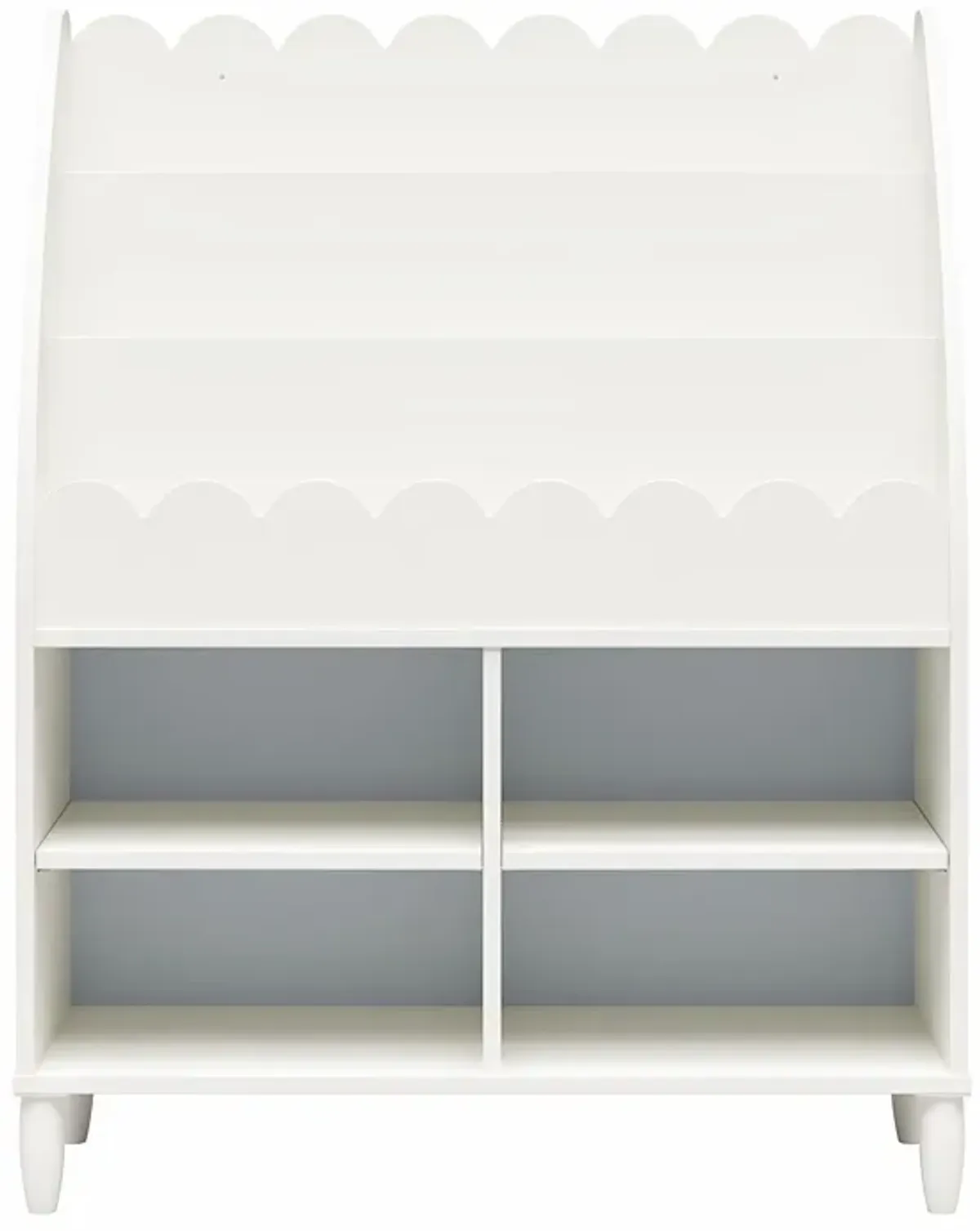 Cloud Kids' Bookshelf with Toy Storage Organizer