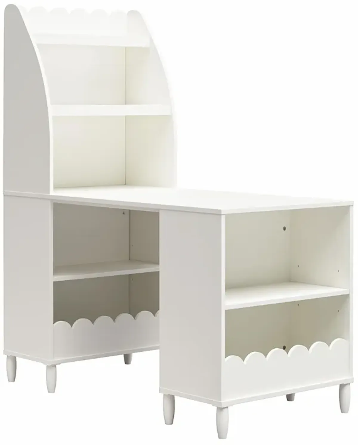 Cloud Kids' Desk with Shelves