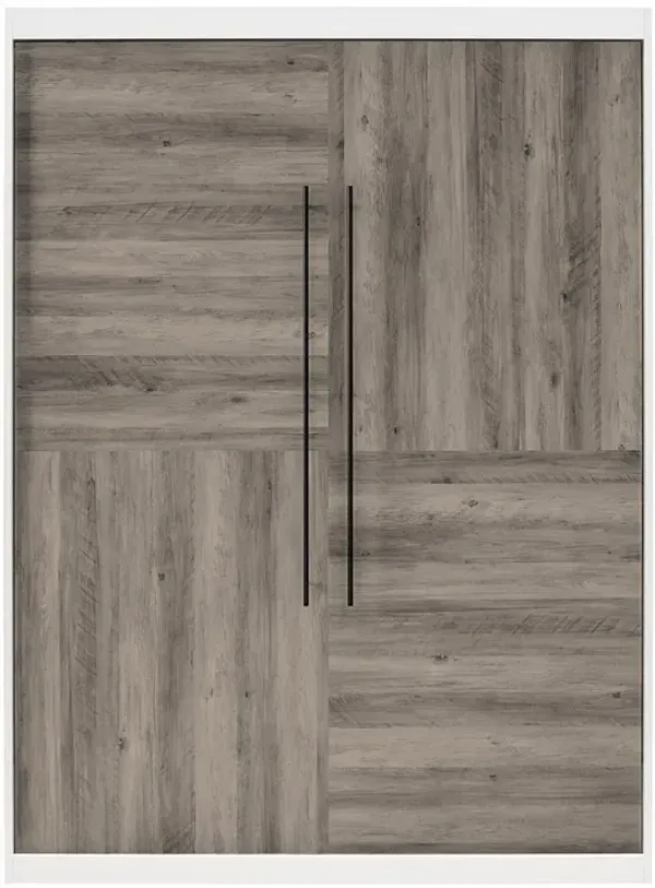 Pinnacle 2-Tone Murphy Bed with Decorative Door Front