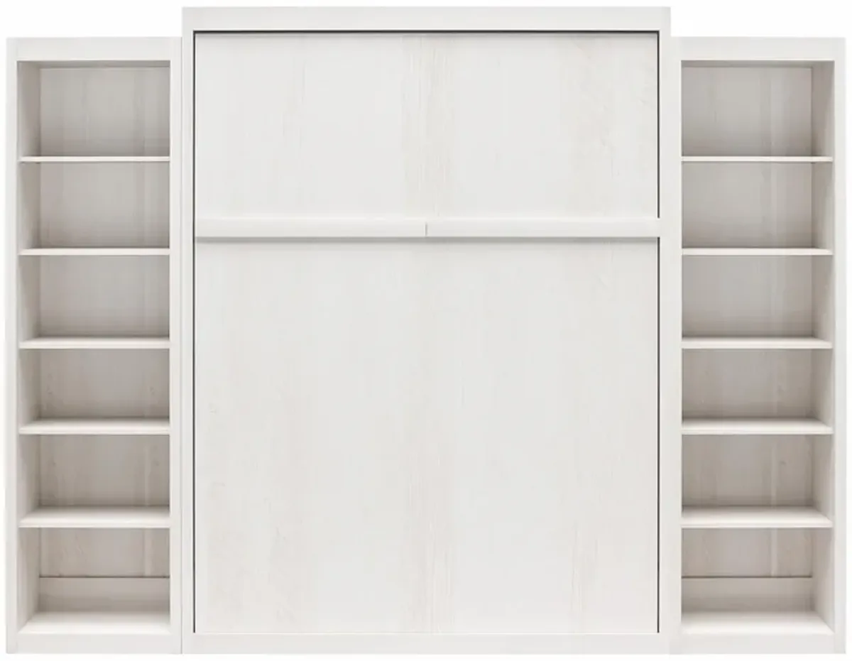 Paramount Murphy Bed with 2 Open Storage Side Cabinets