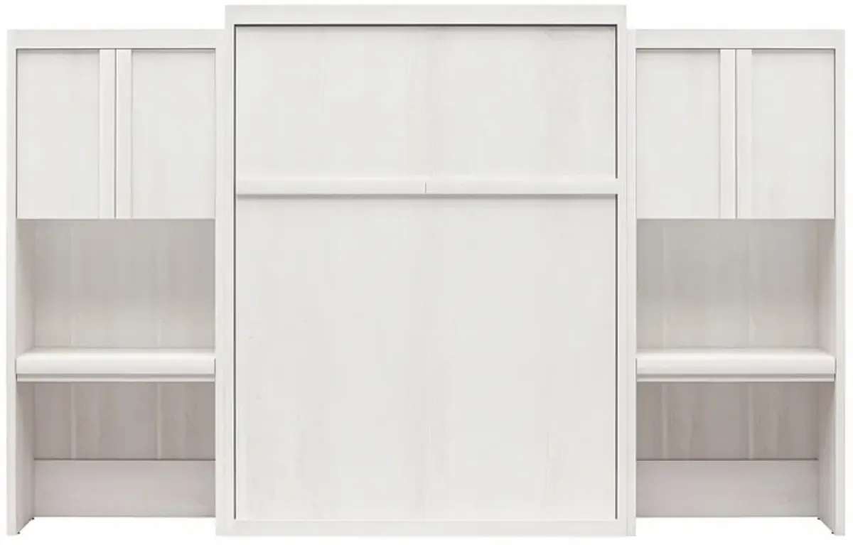 Paramount Murphy Bed Bundle with 2 Vanity/Desk Side Cabinets with Drawers