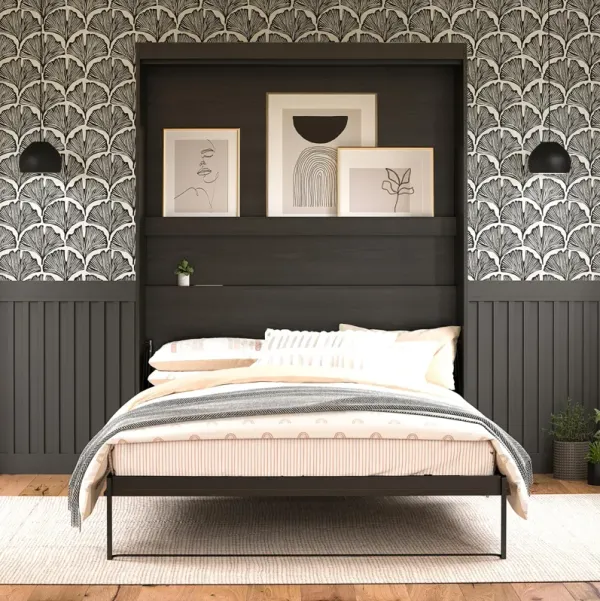 Her Majesty Murphy Bed with Gallery Shelf