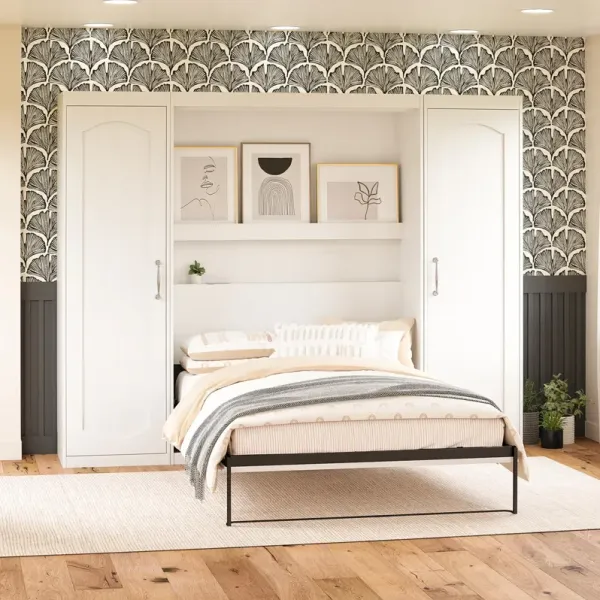 Her Majesty Murphy Bed Combo with 2 Storage Wardrobes