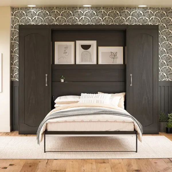 Her Majesty Murphy Bed Combo with 2 Storage Wardrobes