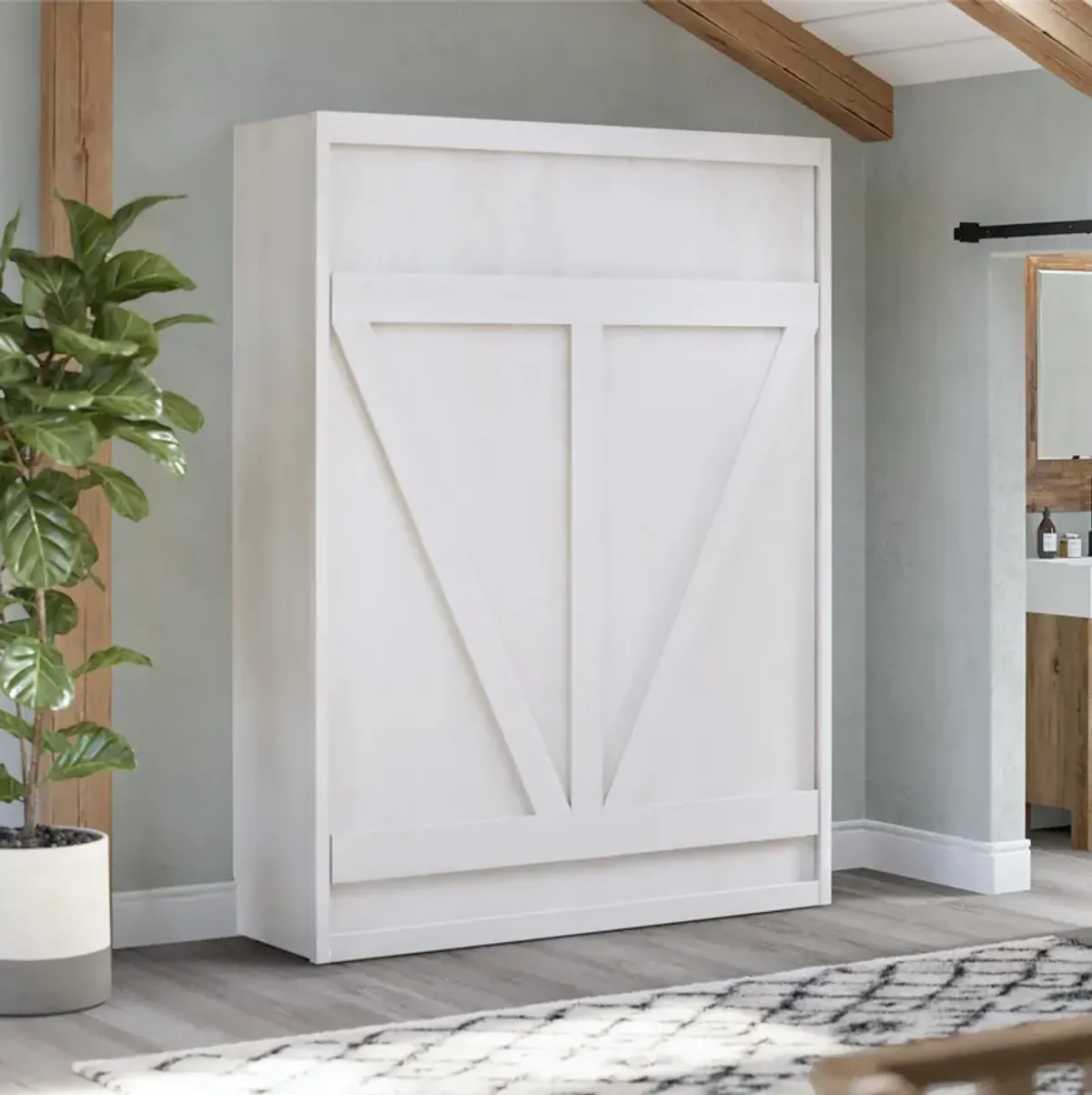 Farmington Murphy Bed with Open Shelf