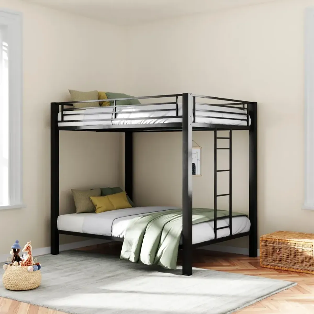 Burleigh Full over Full Metal Bunk Bed Frame