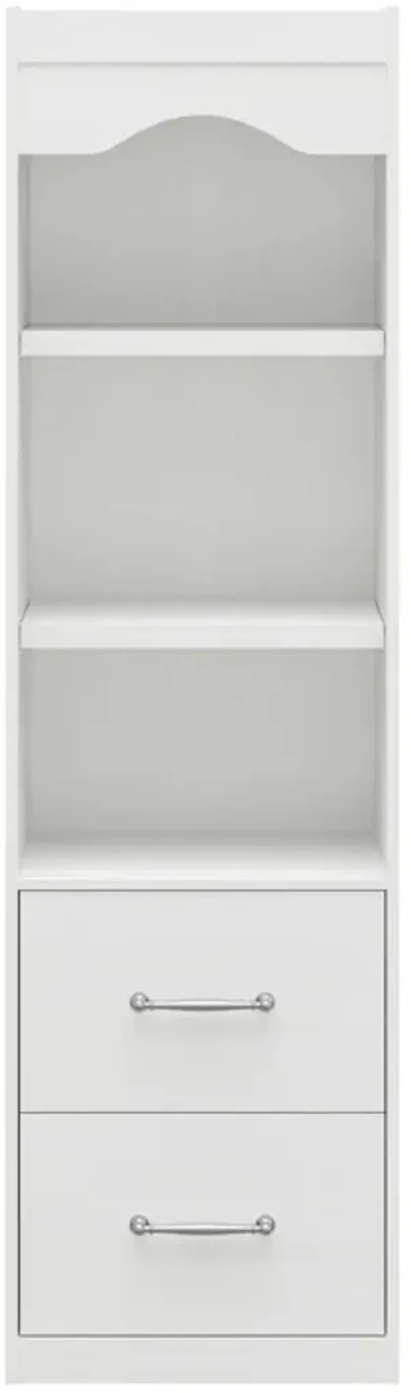 Her Majesty 2-Drawer Storage Cabinet-Style Bookcase with Drawers